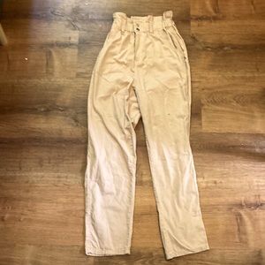 H&M size 0 pink straight leg pants